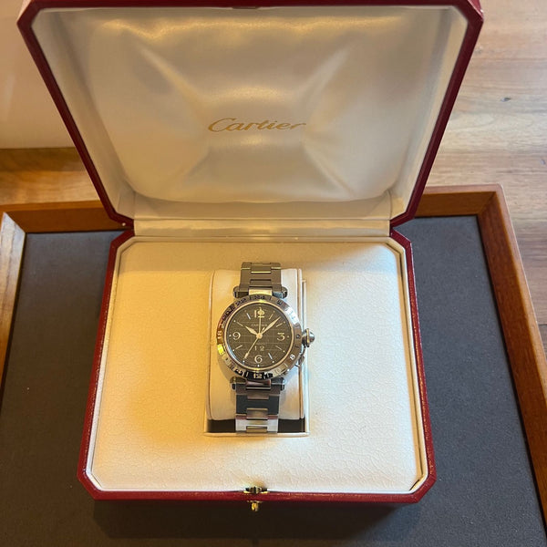 Cartier Pasha GMT Full Set 2550