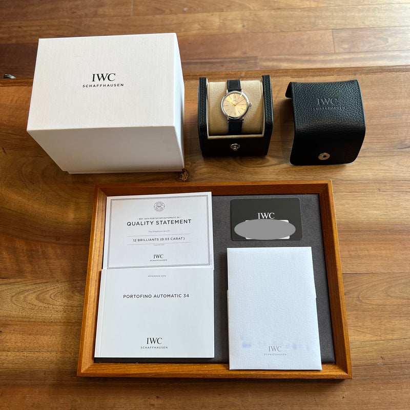 IWC Portofino Diamonds Index 05-2023 Full Set IW357411