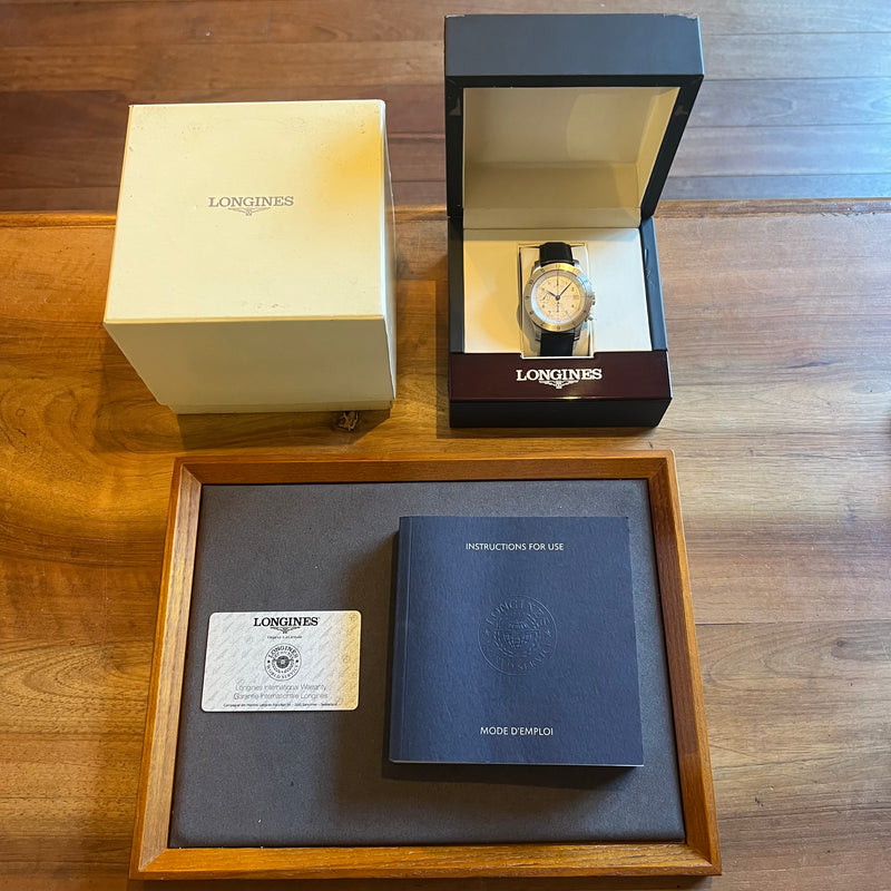 Longines Heritage Weems Chronograph Full Set L2.741.4