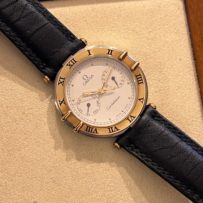 Omega Constellation Gold Bezel 18 Kt Day-Date