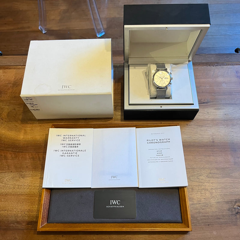 IWC Portofino Chronograph 03-2018 Full Set IW391009