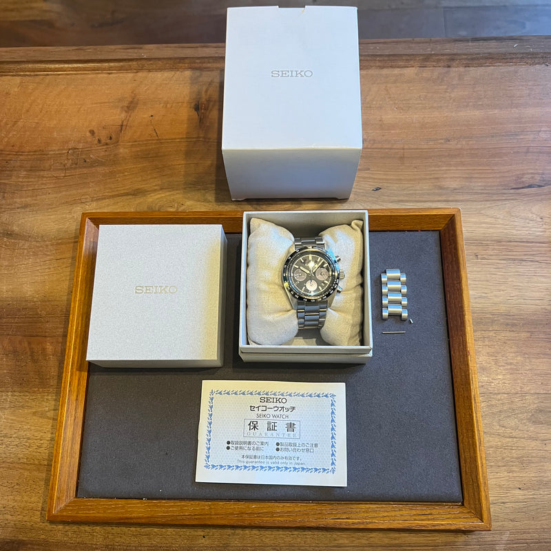 Seiko Prospex Speed Timer Solar Chrono 02-2024 Full Set SBDL091