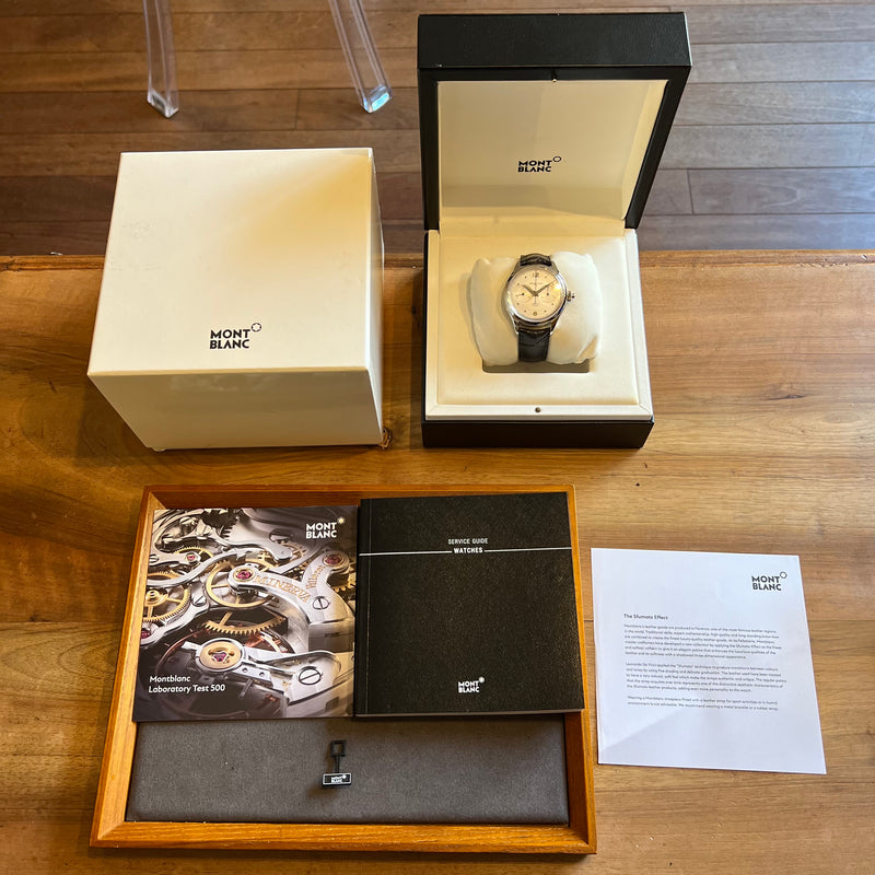 Monblanc Monopusher Chrono Heritage Full Set 119951