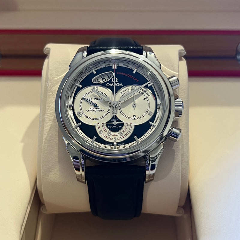 Omega De Ville Co-Axial Chronoscope Full Set 4850.50.31