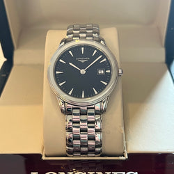 Longines Flagship Quartz Black Dial L4.736.4