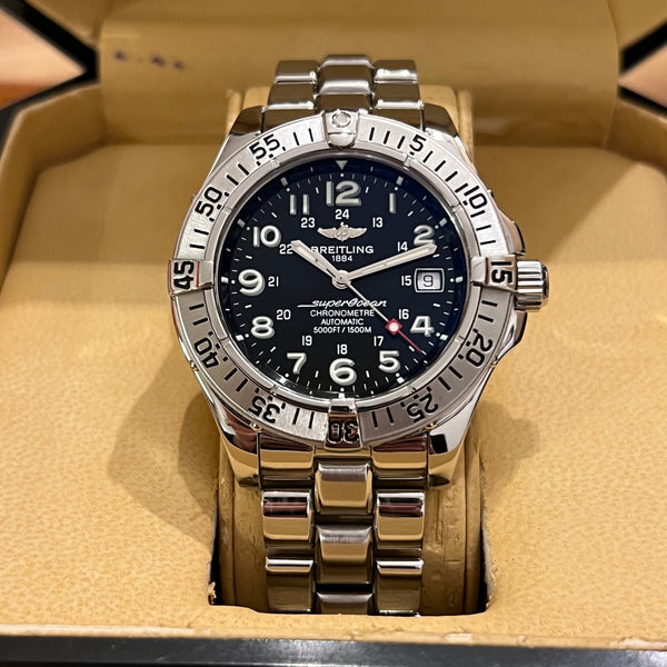 Breitling Superocean Automatic Date Full Set A17360