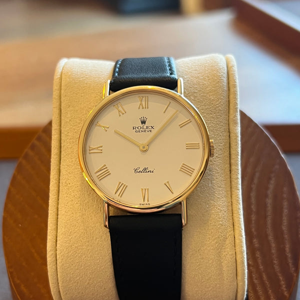 Rolex Cellini Steel and 18k Yellow Gold Circa 1990 5112