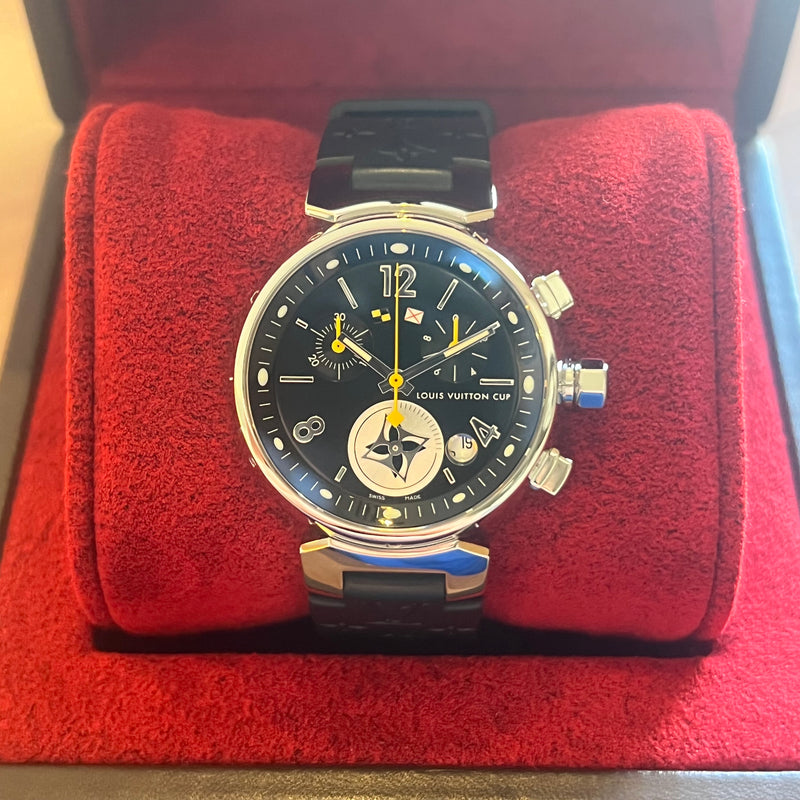 Louis Vuitton Tambour Lovely Cup Chronograph Full Set Q132G