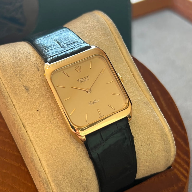 Rolex Cellini Stem-Winder 1987 Champagne Dial Full Set