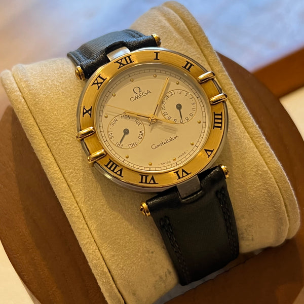 Omega Constellation Gold Bezel 18 Kt Day-Date