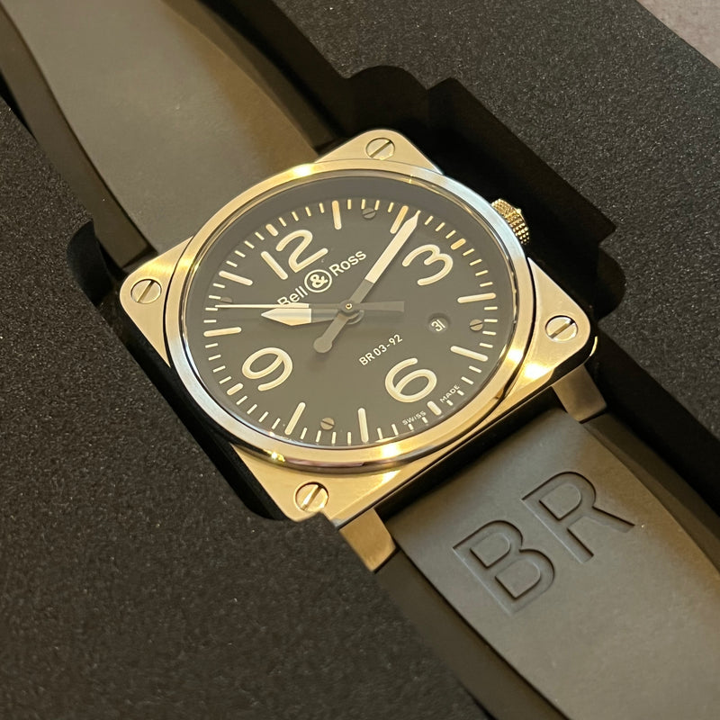 Bell & Ross Automatic Date 08-2016 Full Set BR03-92-S