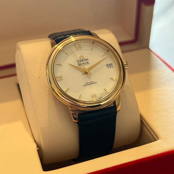 Omega De Ville Prestige Yellow Gold Full Set 424.53.33.20.05.002