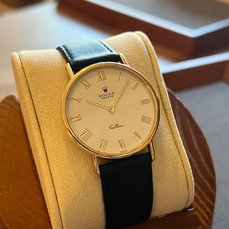 Rolex Cellini Steel and 18k Yellow Gold Circa 1990 5112