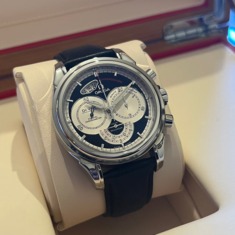 Omega De Ville Co-Axial Chronoscope Full Set 4850.50.31