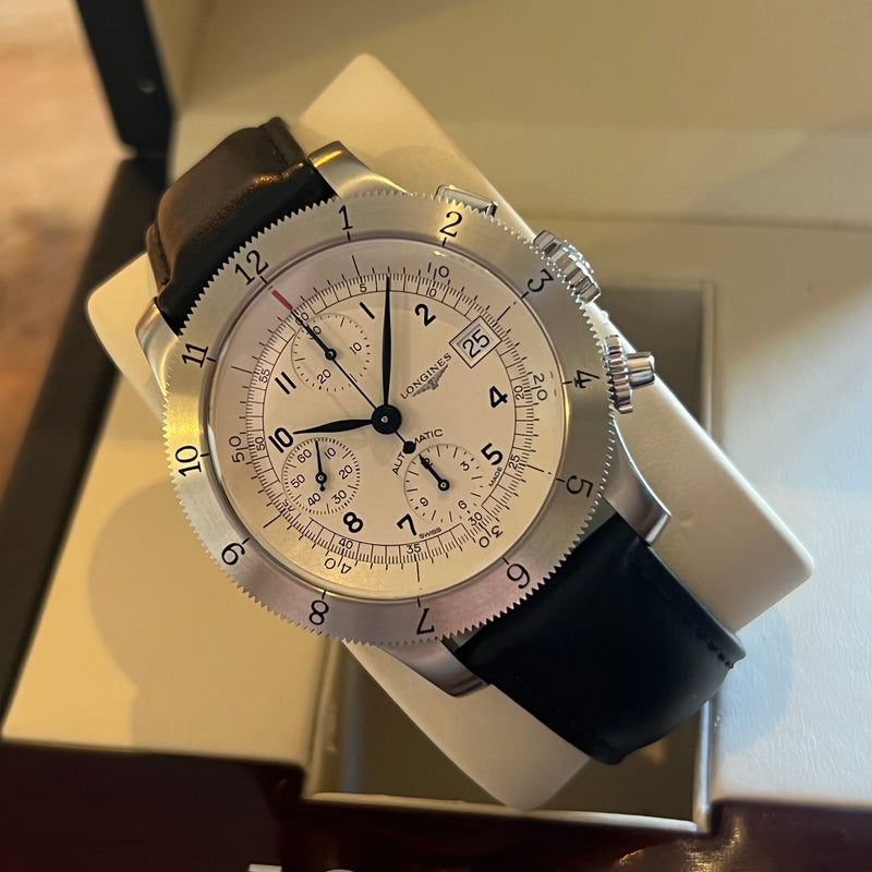 Longines Heritage Weems Chronograph Full Set L2.741.4