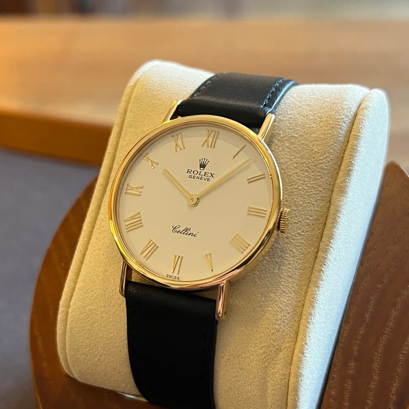 Rolex Cellini Steel and 18k Yellow Gold Circa 1990 5112