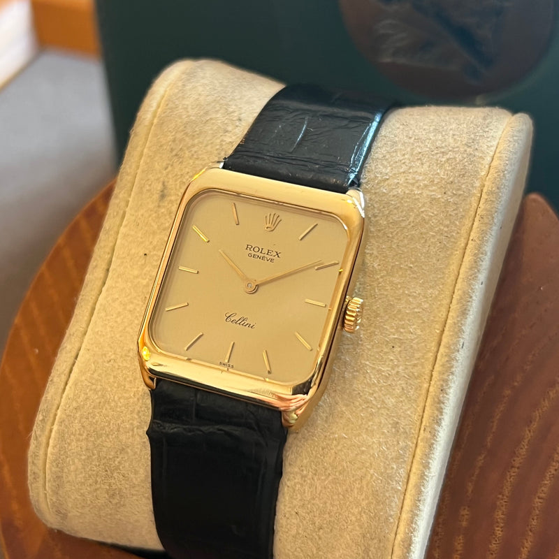 Rolex Cellini Stem-Winder 1987 Champagne Dial Full Set