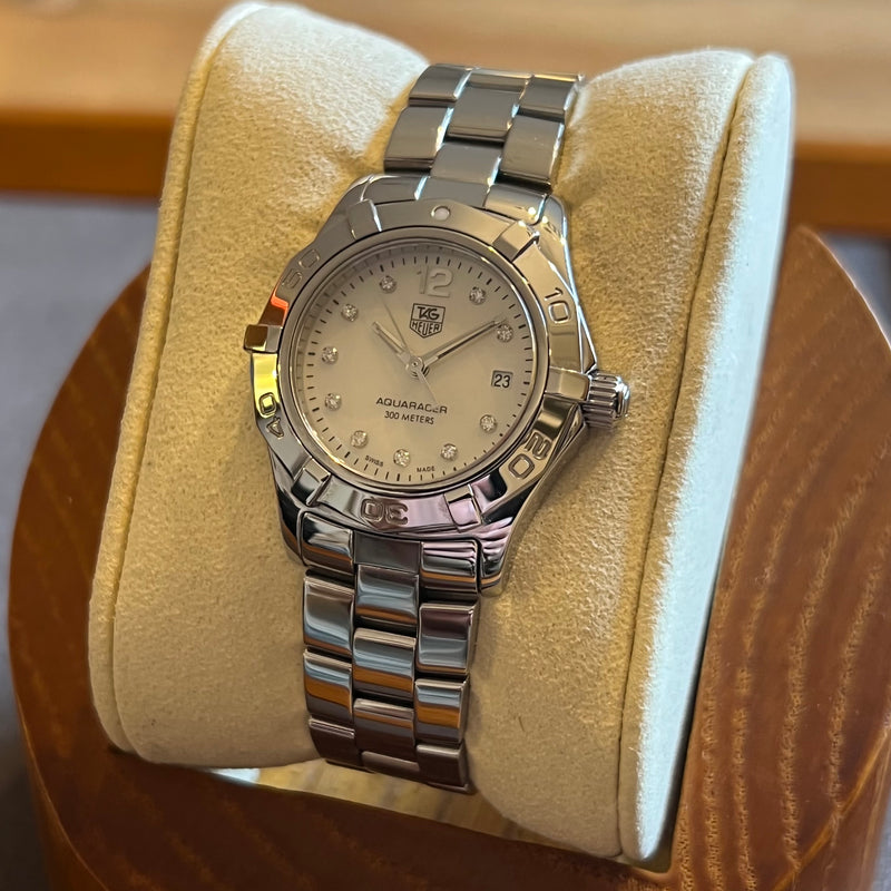 Tag Heuer Aquaracer Mother Of Pearl Dial WAF1415