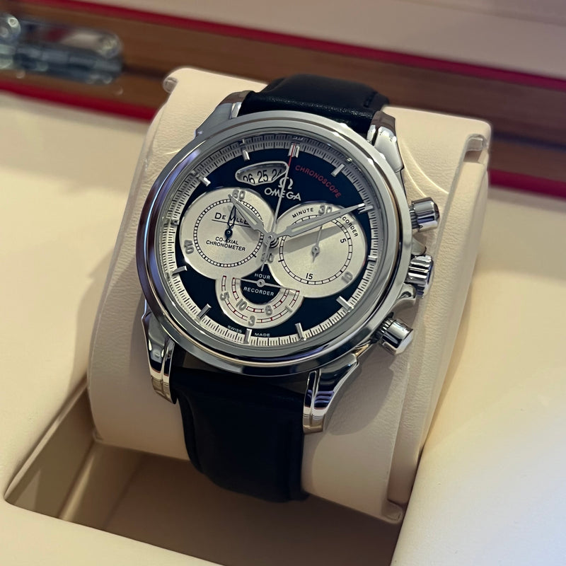 Omega De Ville Co-Axial Chronoscope Full Set 4850.50.31