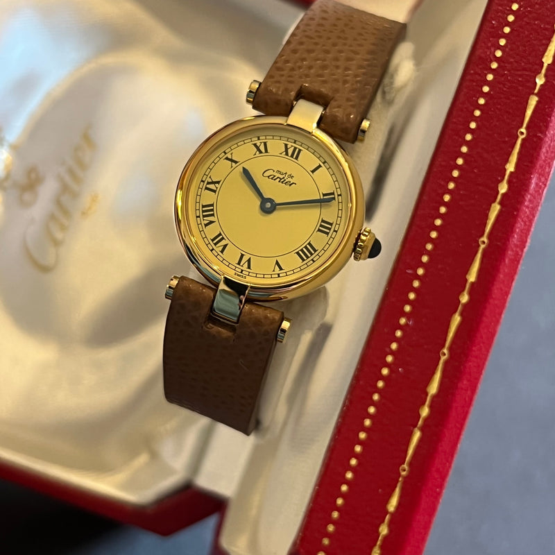 Cartier Must Vermeil Vintage 1996 Full Set 590004