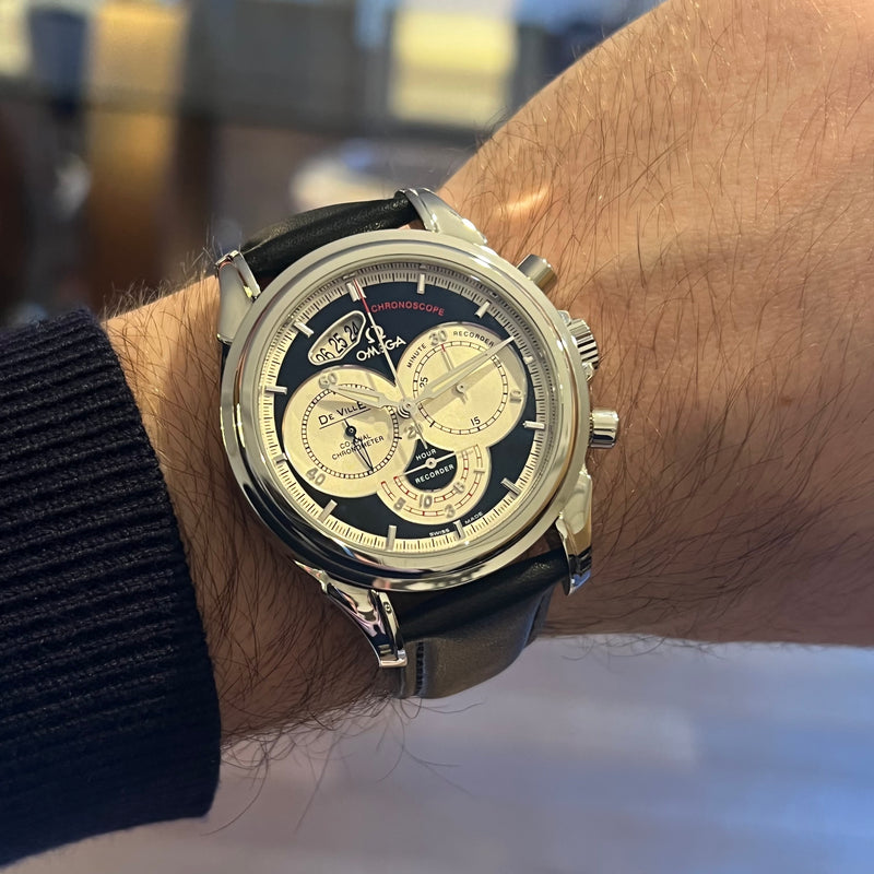 Omega De Ville Co-Axial Chronoscope Full Set 4850.50.31