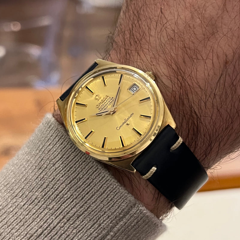 Omega Constellation Circa 1968 Quickset Date 168.015