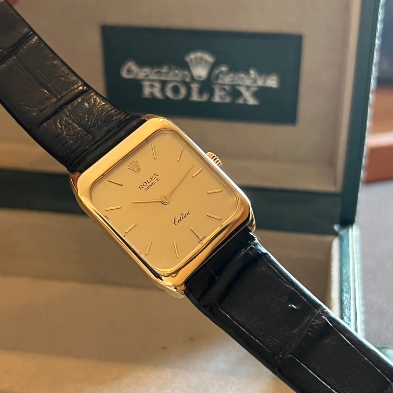 Rolex Cellini Stem-Winder 1987 Champagne Dial Full Set