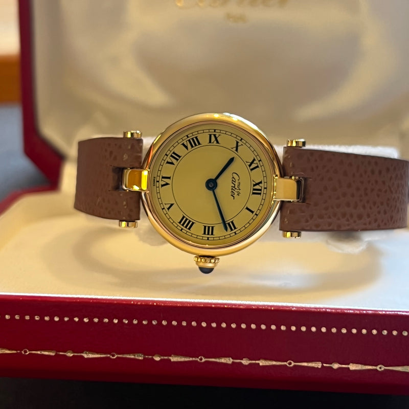 Cartier Must Vermeil Vintage 1996 Full Set 590004