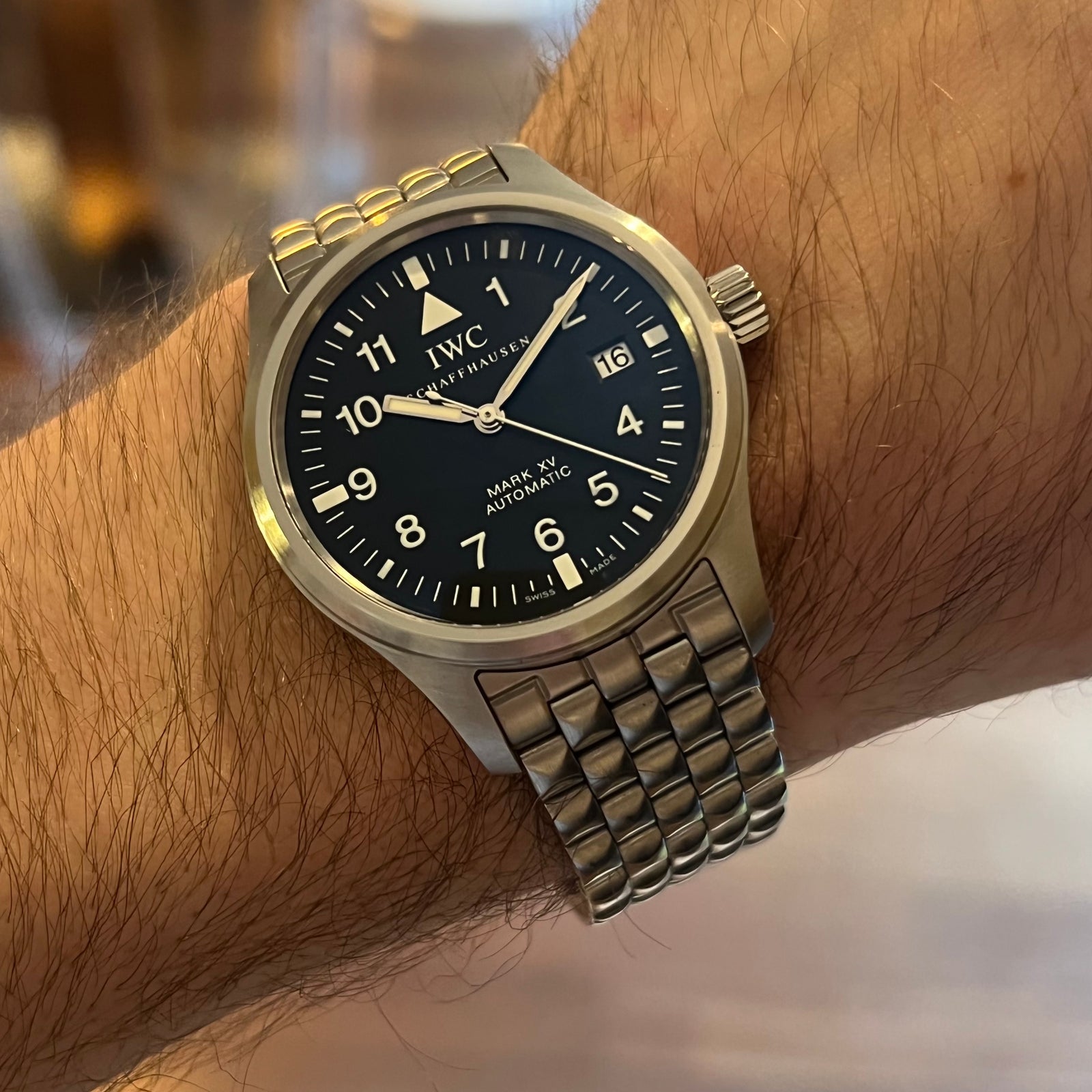 Iwc mark xv bracelet best sale