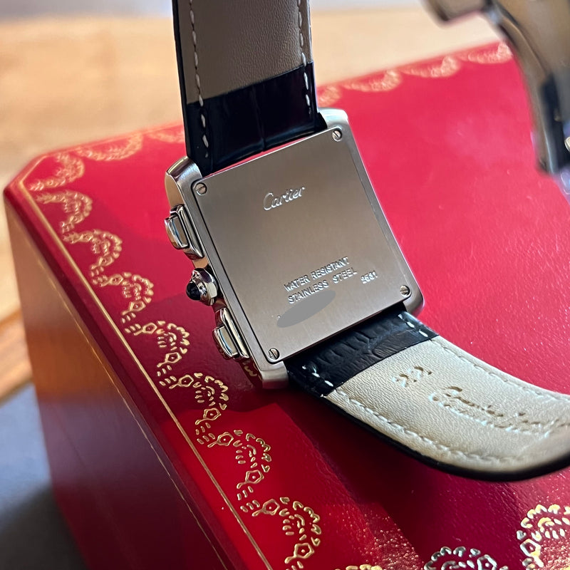 Cartier Tank Francaise Chronograph 2003 Full Set W5101455/2531
