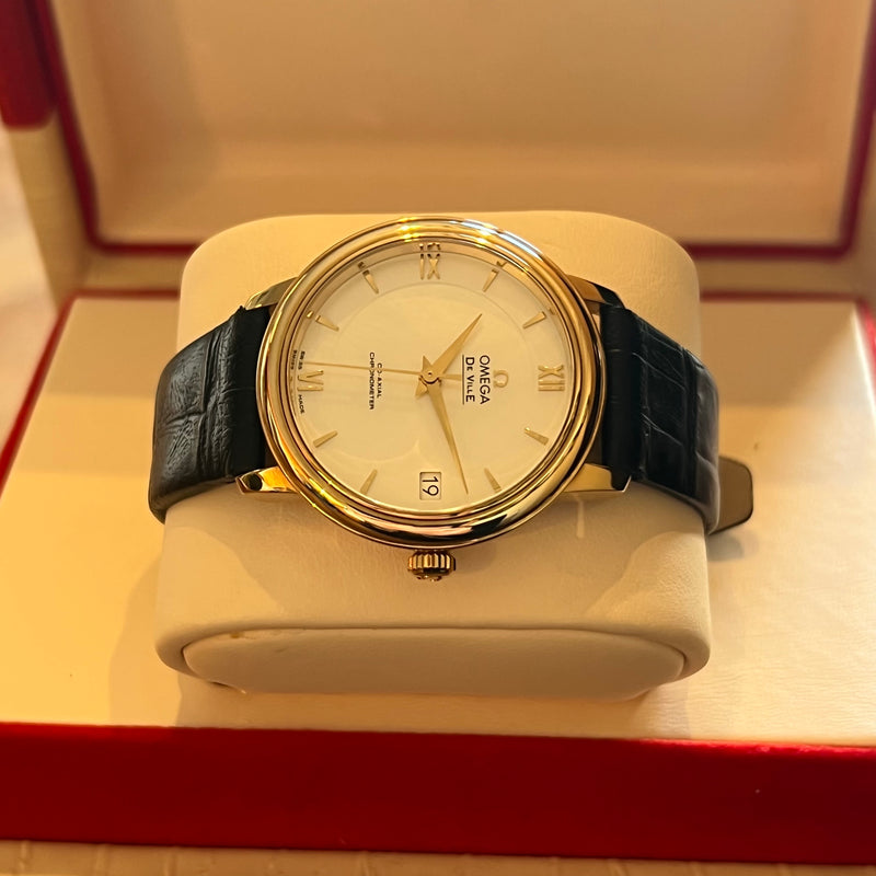 Omega De Ville Prestige Yellow Gold Full Set 424.53.33.20.05.002