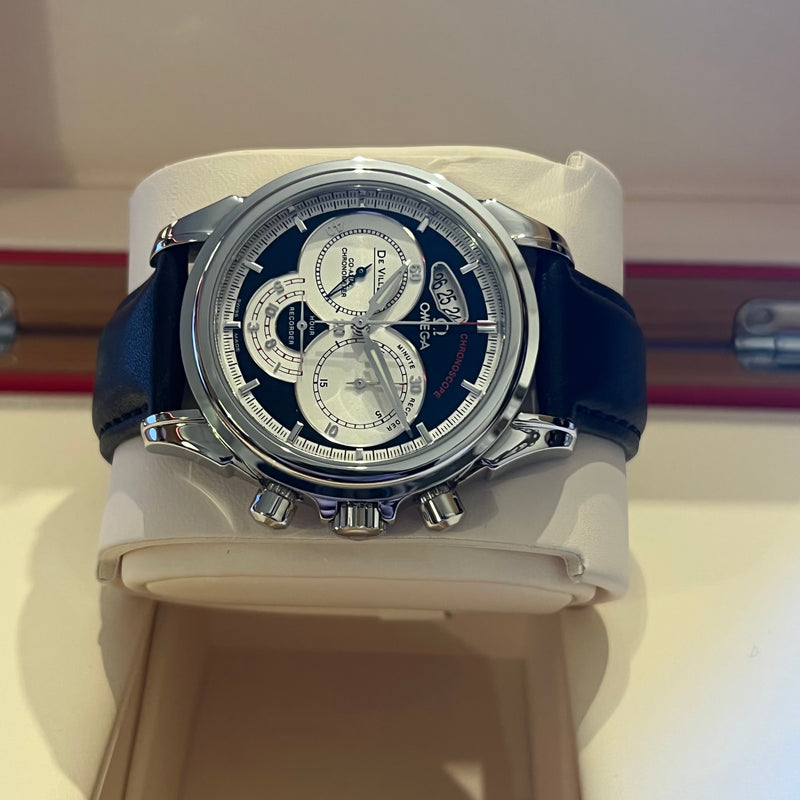 Omega De Ville Co-Axial Chronoscope Full Set 4850.50.31