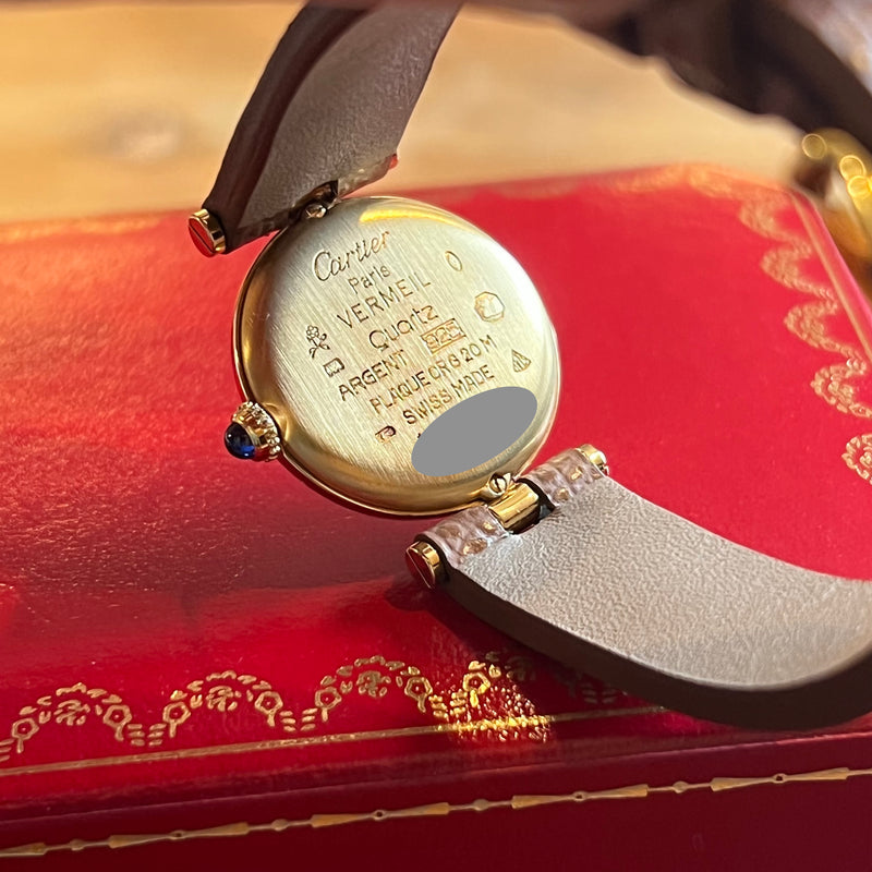 Cartier Must Vermeil Vintage 1996 Full Set 590004