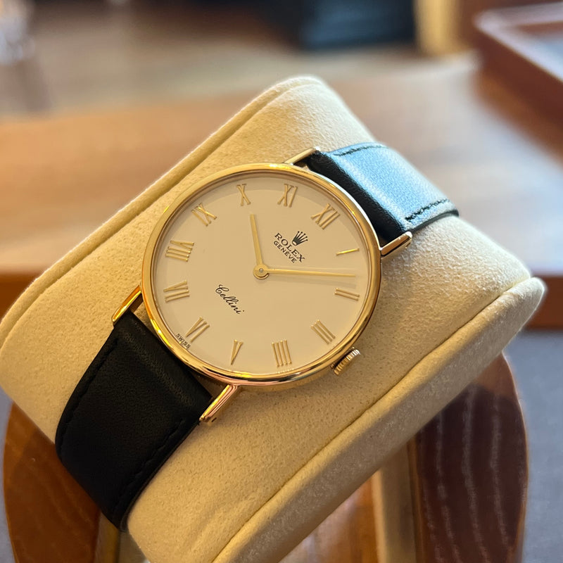 Rolex Cellini Steel and 18k Yellow Gold Circa 1990 5112