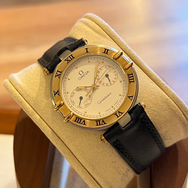 Omega Constellation Gold Bezel 18 Kt Day-Date