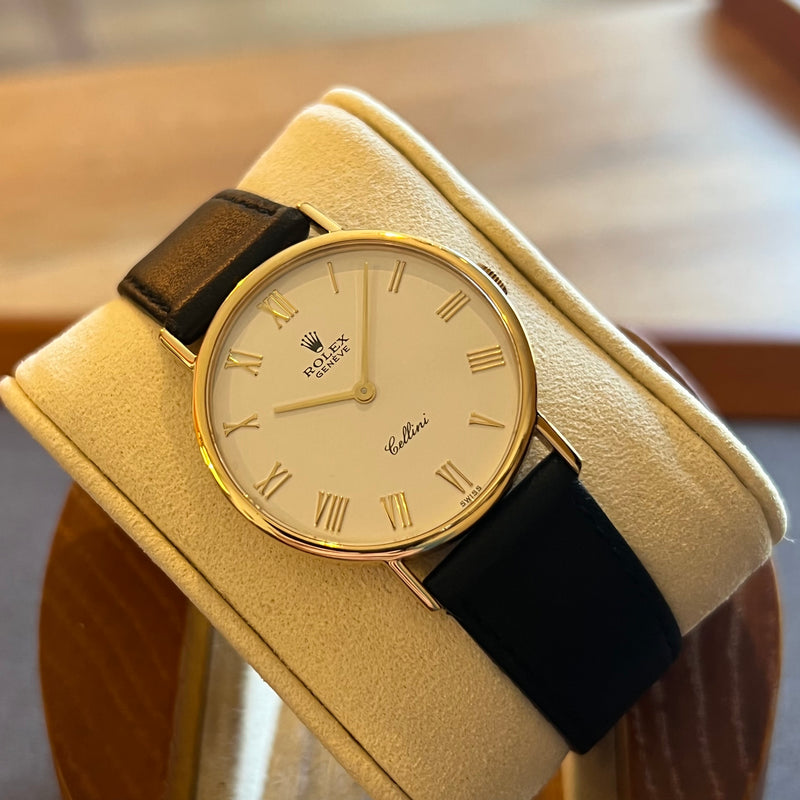 Rolex cellini gold sale