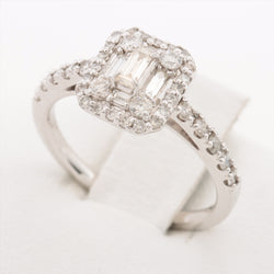 Ring Diamanten 0,50 ct Pt900 3,5g
