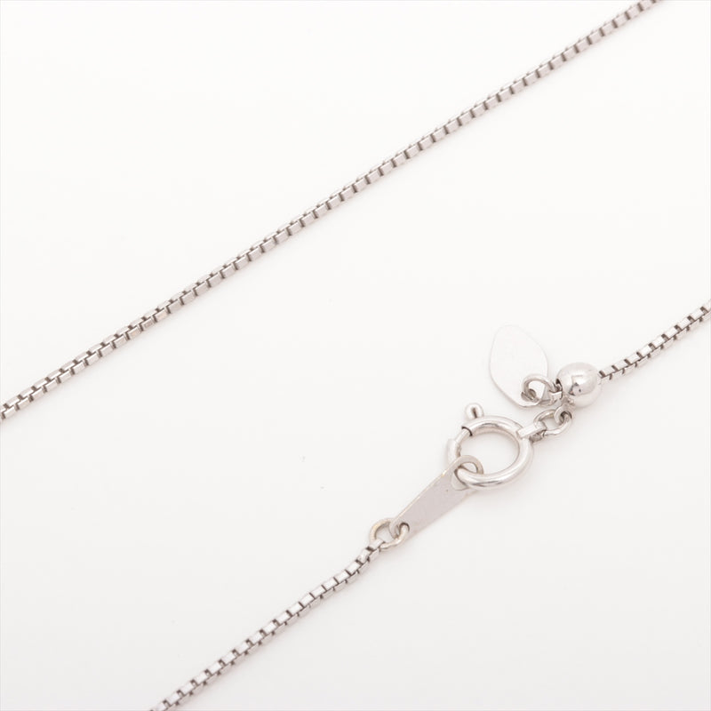 Necklace Diamonds 1.00 ct Pt900 & White Gold 14kt 4.7g