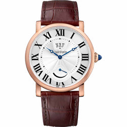 Cartier Rotonde Window with Calendar & Power Reserve Rose Gold W1556252