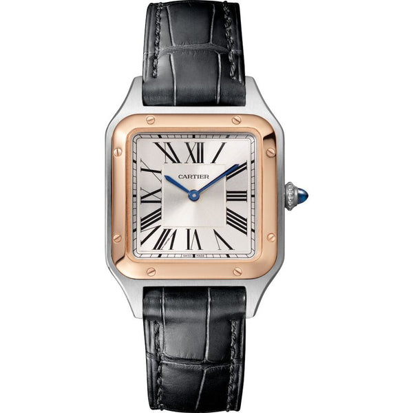 Cartier Santos-Dumont Small Steel & Rose Gold W2SA0012
