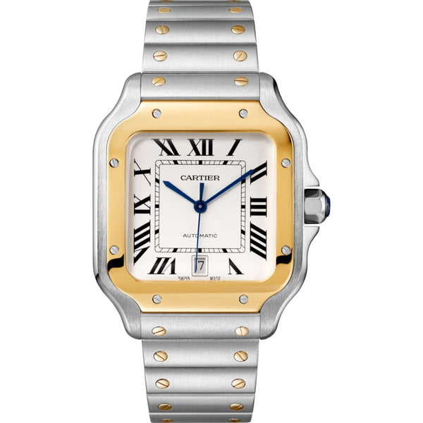 Cartier Santos XL Stal i żółte złoto W2SA0009