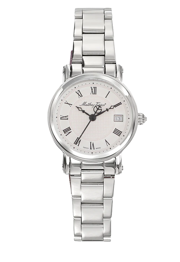 Mathey-Tissot City Metal Stainless Steel & White Dial D31186MABR