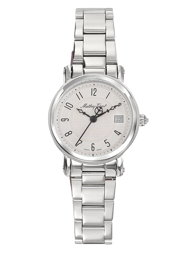Mathey-Tissot City Metal Stainless Steel & White Dial D31186MAG