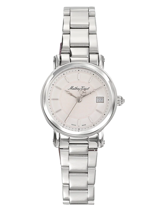 Mathey-Tissot City Metal Stainless Steel & White Dial D31186MAI