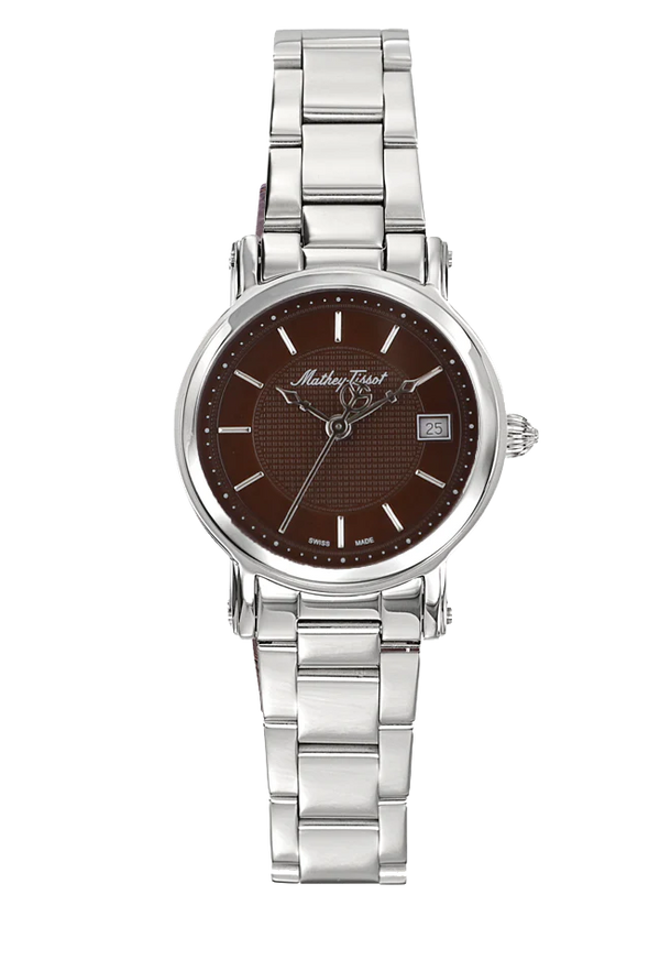 Mathey-Tissot City Metal Stainless Steel & Black Dial D31186MAN