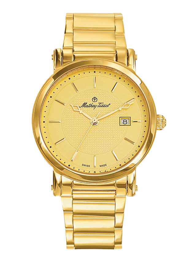 Mathey-Tissot City Metal Gold Plated & Champagne Dial H611251MPDI