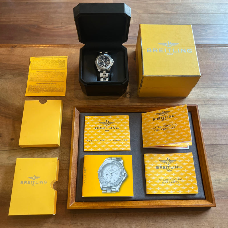 Breitling Colt GMT Automatic Full Set A32350