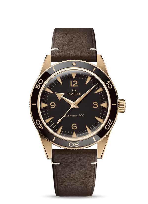 Omega Seamaster 300 Bronze Gold & Leather 234.92.41.21.10.001