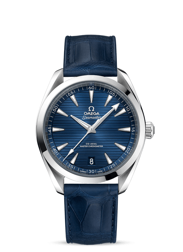 Omega Seamaster Water Earth Steel &amp; Leather 220.13.41.21.03.003