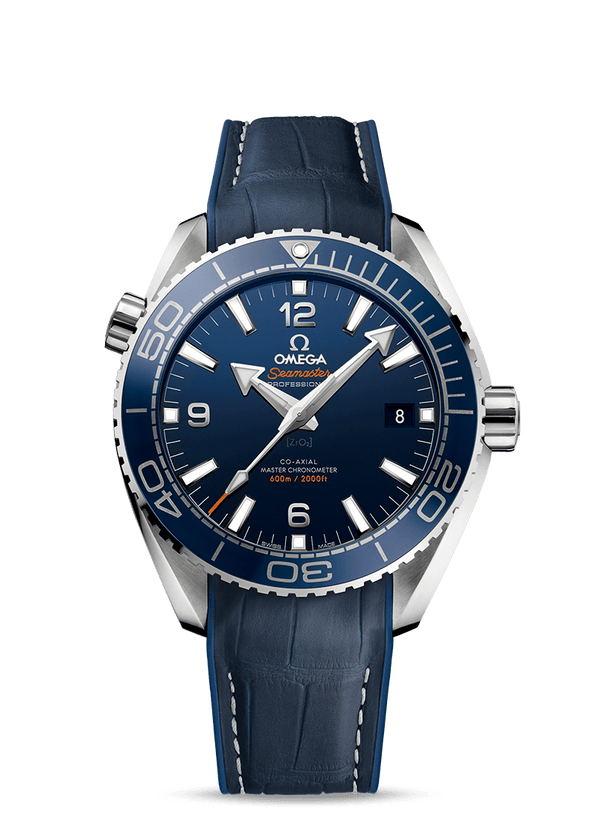 Omega Seamaster Planet Ocean Steel & Couro 215.33.44.21.03.001